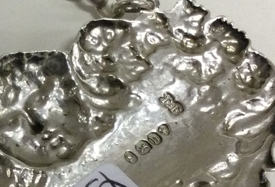 A heavy George IV silver wine label for 'Frontinac - Image 2 of 2