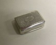 A George III silver vinaigrette. Birmingham 1818. By T Simpson and Son. Approx. 9 grams. Est. £100 -