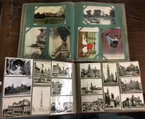 A collection of old postcards and photographs. Est