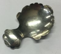 A fine quality rare silver caddy spoon. Birmingham 1810. By Taylor and Perry. Approx. 8 grams.