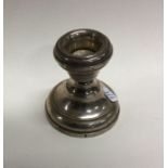 A silver chamber stick. Birmingham. Approx. 92 grams. Est. £10 - £20.