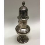 A Victorian silver caster. London 1899. By Charles Stuart Harris. Approx. 167 grams. Est. £120 - £