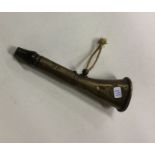 A London & Southwest Railway horn. Est. £10 - £20.