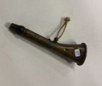 A London & Southwest Railway horn. Est. £10 - £20.