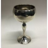 A silver champagne goblet. Approx. 32 grams. Est. £30 - £50.