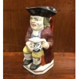 A good Antique Walton Toby jug of typical form. Es