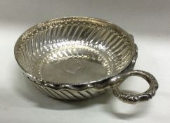 A French silver wine taster. Marked to handle. Approx. 101 grams. Est. £100 - £120.