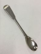 PERTH: A rare Scottish silver mustard spoon. Circa 1820. Approx. 17 grams. Est. £30 - £50.