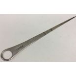 A heavy George III silver meat skewer. London 1800. By John Taylor. Approx. 99 grams. Est. £120 –