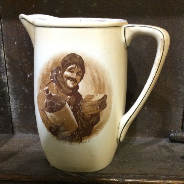 A WW1 Bruce Bairnsfather jug, depicting 'Old Bill' - Image 2 of 2