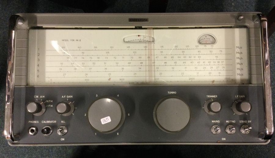 An old Eddystone radio receiver. Est. £40 - £60.