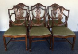 A set of six Brights of Nettlebed chairs. Est. £50