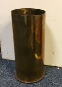 A large heavy Japanese Artillery shell case. (105