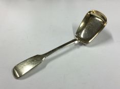 EXETER: A fiddle pattern silver jam spoon. By JW&J