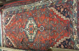 An old tapestry rug.