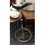 An old unicycle.