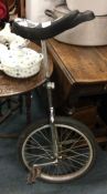 An old unicycle.