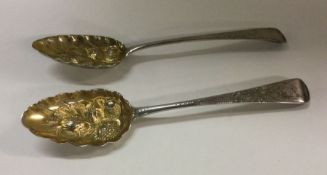 A good pair of 18th Century George III silver berr