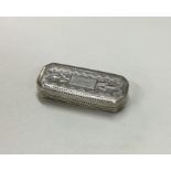 A large Georgian silver vinaigrette. Birmingham. B