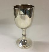 A silver engraved goblet. Birmingham. Approx. 54 g