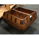 An old wooden trug.