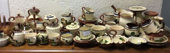 A large quantity of Devon ware.