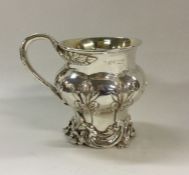 An early 18th Century silver mug. Approx. 146 gram
