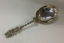 A 19th Century Dutch silver spoon. Approx. 58 gram