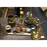 Old brass scales etc.