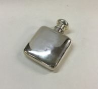 A silver flask with screw-on lid. Birmingham 1919.