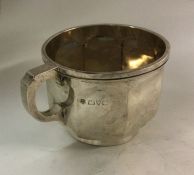 CHESTER: An Edwardian silver mug of columned desig