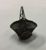 A rare Chinese silver filigree basket. Approx. 18