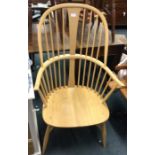 An Ercol style chair.