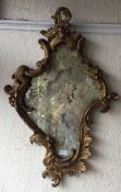 A good Antique gilt mirror.