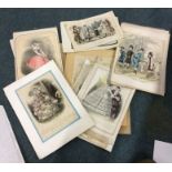 A good collection of unframed prints.