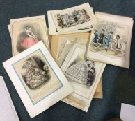 A good collection of unframed prints.