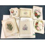 A good collection of flower prints etc.