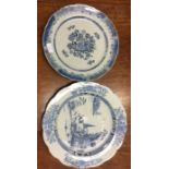 Two Chinese Nanking plates.