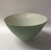 PETER LANE (British: b. 1932): A celadon pottery b
