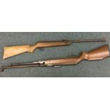 Two air rifles.