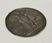A rare mid-17th Century silver medallion dated 164
