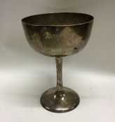 A silver cocktail goblet. Birmingham 1930. By Brav