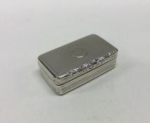 A George III silver snuff box. 1814. Approx. 35 gr