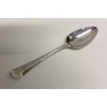 An 18th Century silver picture back spoon with flo