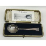 A rare silver copy of a Puritan Charles II spoon i