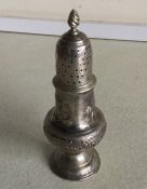 A good Georgian silver sugar caster. London 1770.