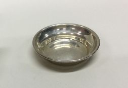 A silver counter dish. Marked to base. Approx. 12