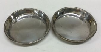 CHESTER: A pair of silver pin dishes. 1923. Approx