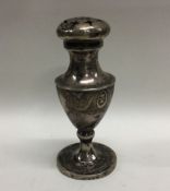 An early 18th / 19th Century silver caster. Marked