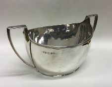 A heavy George III silver two handled bowl. London